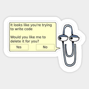 clippy first assistant word Sticker
